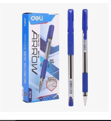 Deli Ballpoint Pen Bullet 1.0mm EQ01730