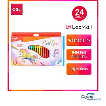 Deli Felt Pen Washable (EC10020)