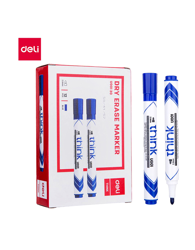 Deli Dry Erase Marker Blue Model no. 00130