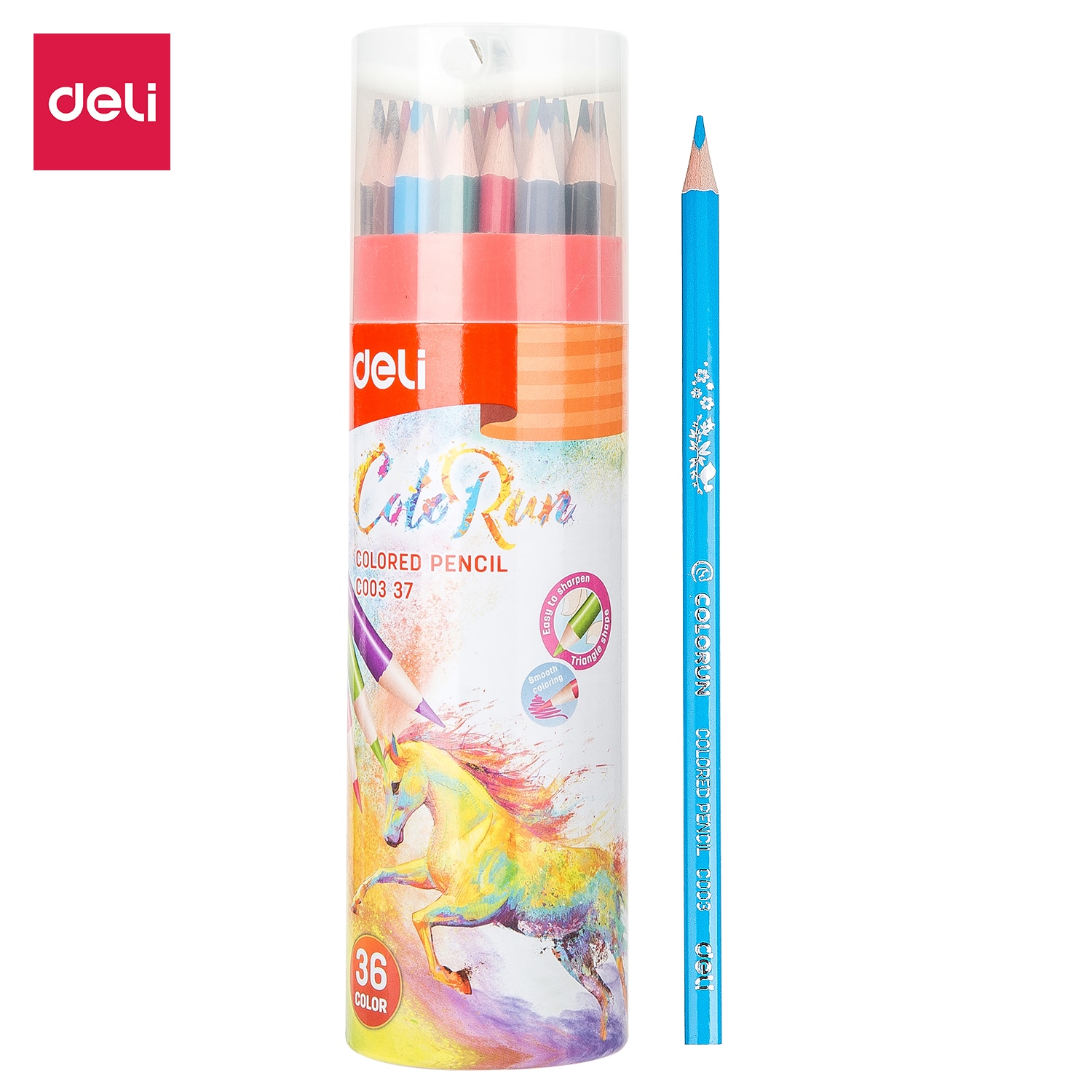 Deli Color Pencil 36 Pcs Model no. 00337
