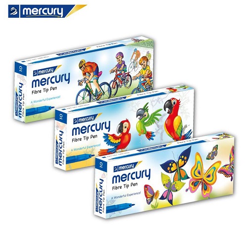 Mercury Fiber Tip Regular Marker (Box)