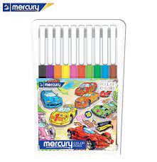 Mercury Fiber Marker Set-10 (Box)