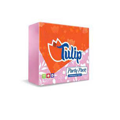 Rose Petal Tulip Party Pack 250 Sheets Pink