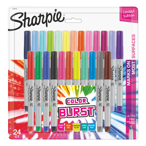 Sharpie Permanent Marker Color Burst Ultra Fine Point