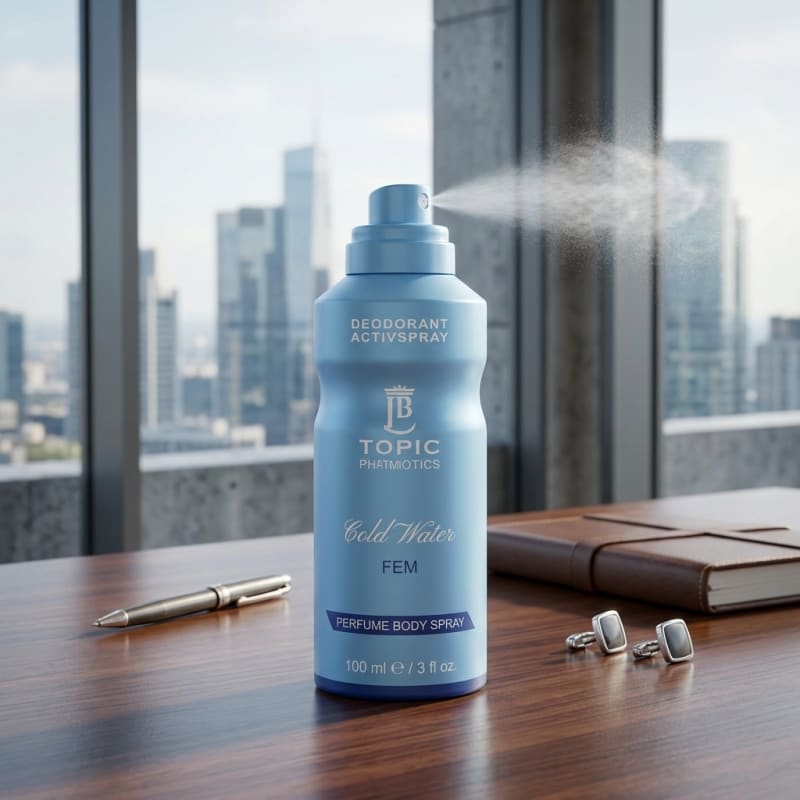 Topic Cold Water Fem Body Spray 150ml