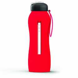 Amazon.com: Asobu The Beat Silicone Hydra Bottle with Sport Lid, Red: Kitchen & Dining