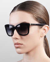 Marc Jacobs Classic Square Sunglasses, Black - Marc Jacobs