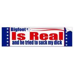 Bigfoot is Real Bumper Sticker | Zazzle