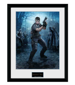 Resident Evil Framed Collector Print – Leon Kennedy | PlayStation Gear