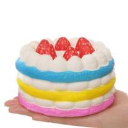 1Pcs Strawberry Cake Slow Rising Squeeze Squishy Toy -$8.44 Online Shopping| GearBest.com