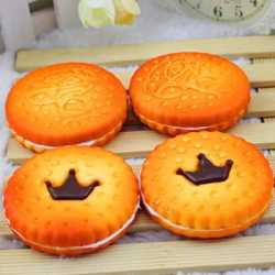 Realistic Crown Cookie 1pc PU Foam Squishy Toy -$3.02 Online Shopping| GearBest.com