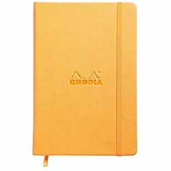 Amazon.com : Rhodia Webnotebook Webbies - Dot Grid 96 sheets - 5 1/2 x 8 1/4 - Orange Cover : Drawing Pads And Books : Office Products