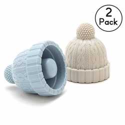 Amazon.com: Beanie Cap Silicone Bottle Stopper, Set of Two, Novelty Cork Replacement, Beverage and wine Keeper, by Monkey Business (Blue/Gray; Red/Gray; See Color Options): Kitchen & Dining