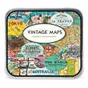 Amazon.com: Cavallini & Co. Stickers Vintage maps Label/map