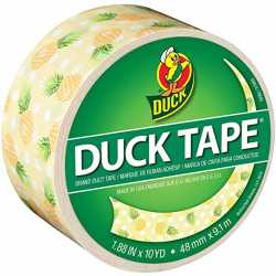 Amazon.com: Duck Brand 283924 Printed Duct Tape, Pineapple Delight, 1.88 Inches x 10 Yards, Single Roll: Arts, Crafts & Sewing