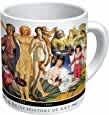 Amazon.com: Brief History of Art Coffee Mug - History's Greatest Masterpieces from Da Vinci to Koons - Comes in a Fun Gift Box: Kitchen & Dining