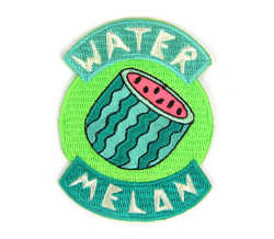 Watermelon Iron On Patch by MokuyobiThreads on Etsy