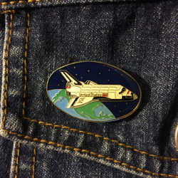 Vintage Space Shuttle Lapel or Hat Pin by FriendCenter on Etsy