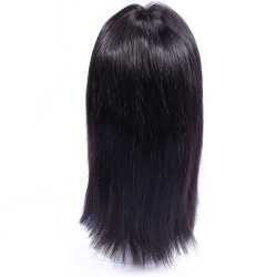 Buy cheap best good quality top Natural BOBO half lace wig 1b wholesale prices