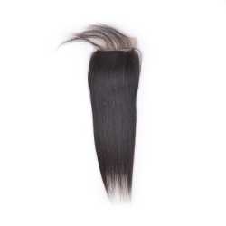 Buy cheap best good quality top Malaysian hair Lace closure natural straight wholesale prices