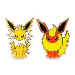 Jolteon and Flareon | Pokémon Pins | pin collection | Pokémon Center Original