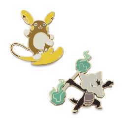 Pokémon Pins: Alolan Raichu and Alolan Marowak (2-Pack)