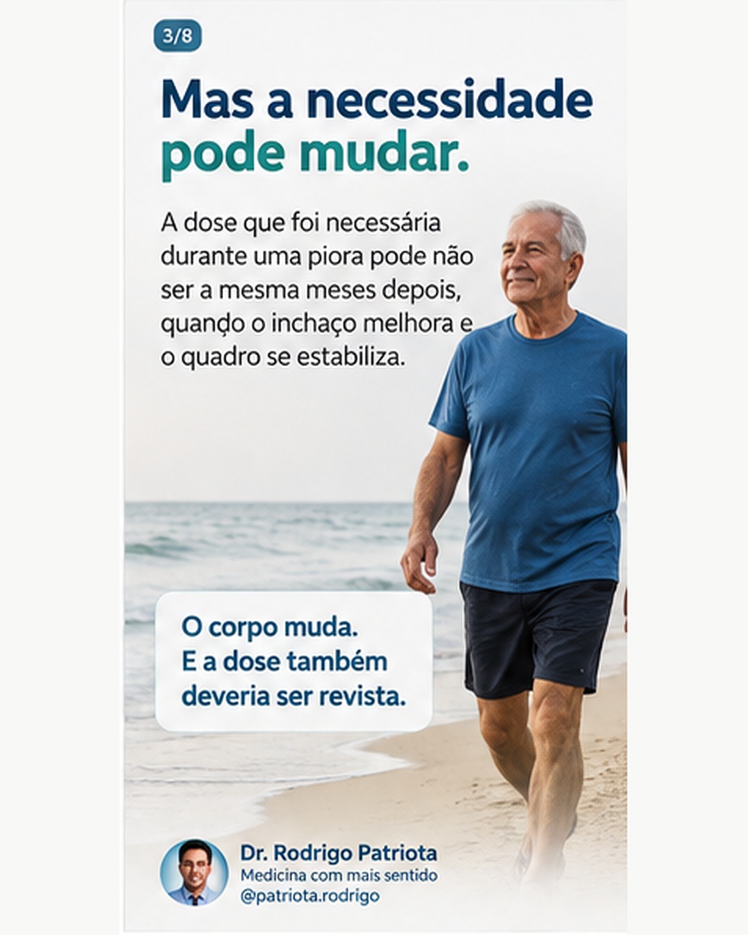 Se o inchaço melhorou, preciso continuar tomando diurético para sempre? — imagem 3 de 8