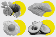 Figs, salmon, eggs and avocado