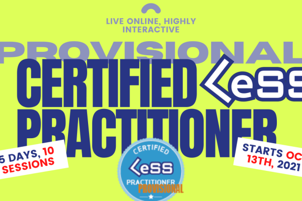 Provisional Certified Large-Scale Scrum (LeSS) Practitioner - Online
