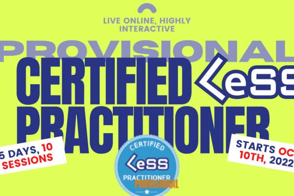 Provisional Certified Large-Scale Scrum (LeSS) Practitioner - Online