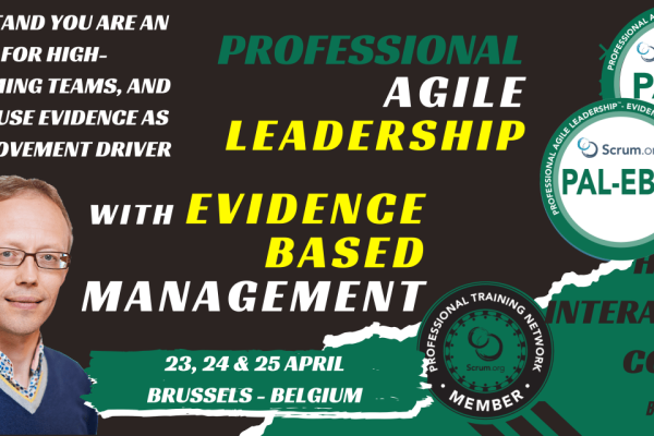 Professional Agile Leadership Essentials with Evidence Based Management