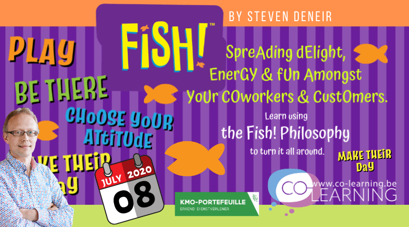Fish! - spreading delight, energy and fun amongst your coworkers and customers.