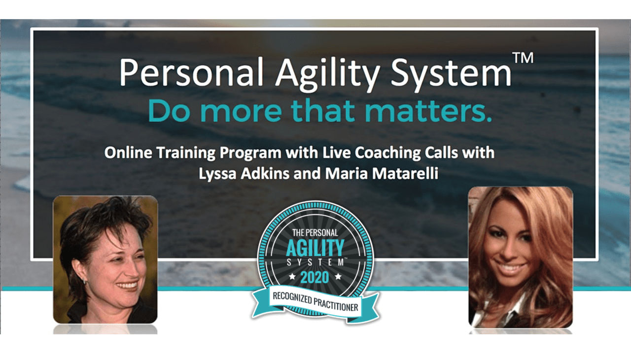 Personal Agility Recognized Practitioner Online 4-Week Training Self Paced Program