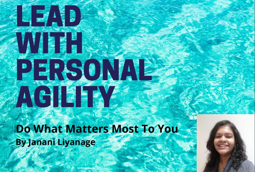 Lead with Personal Agility