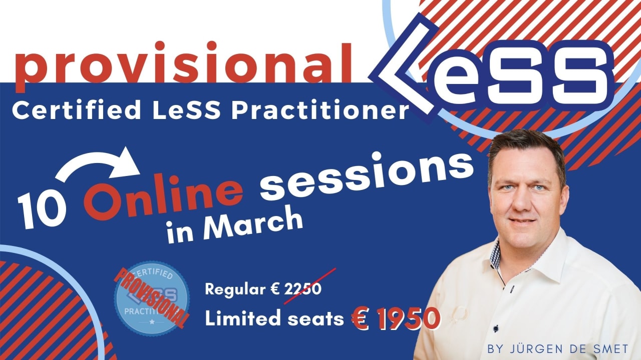 Provisional Certified Large-Scale Scrum (LeSS) Practitioner - Online