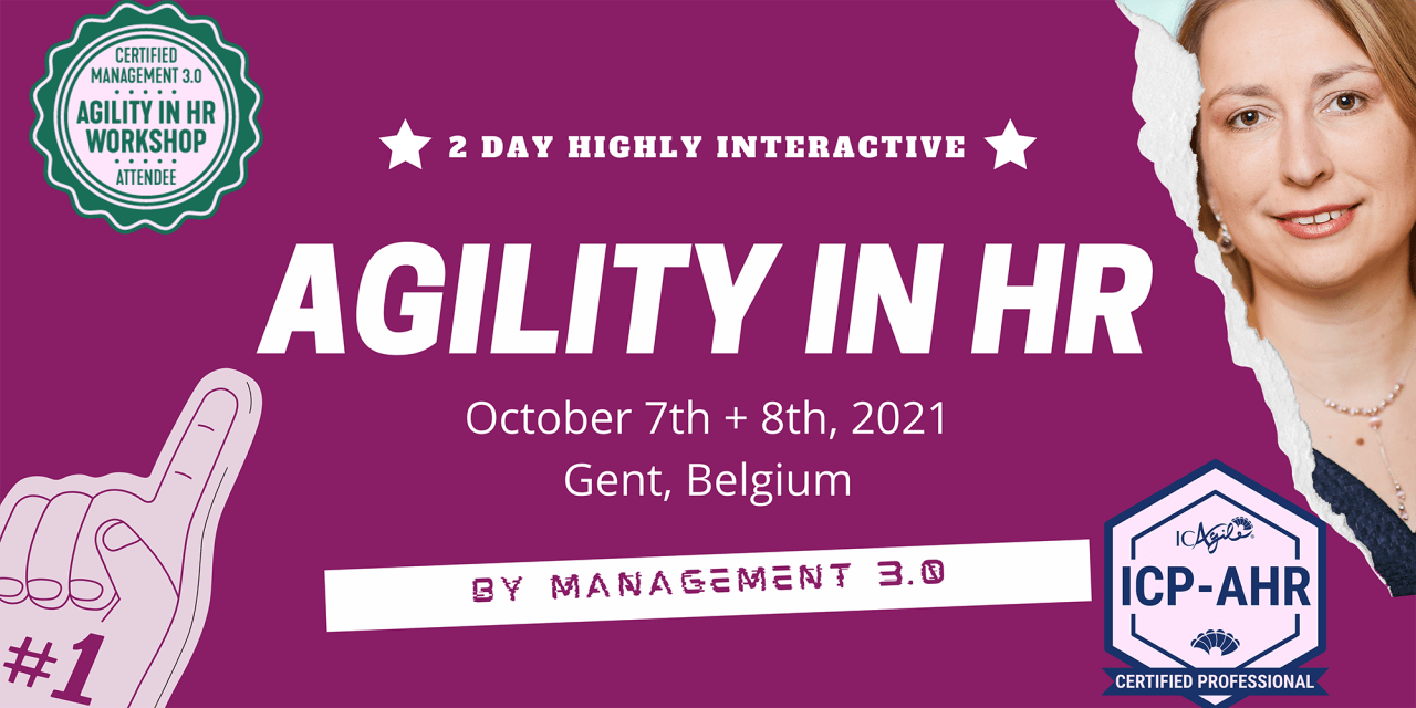 Agility in HR (ICP-AHR) by Management 3.0