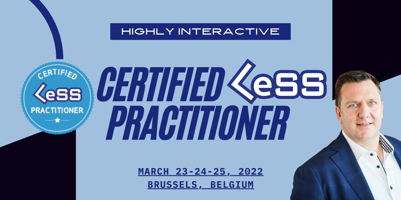 Certified Large-Scale Scrum (LeSS) Practitioner