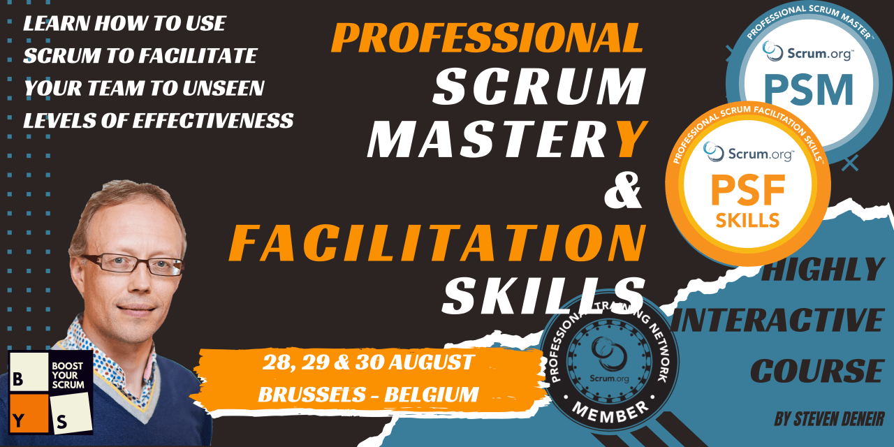 Combine Professional Scrum MasterY with Facilitation Skills