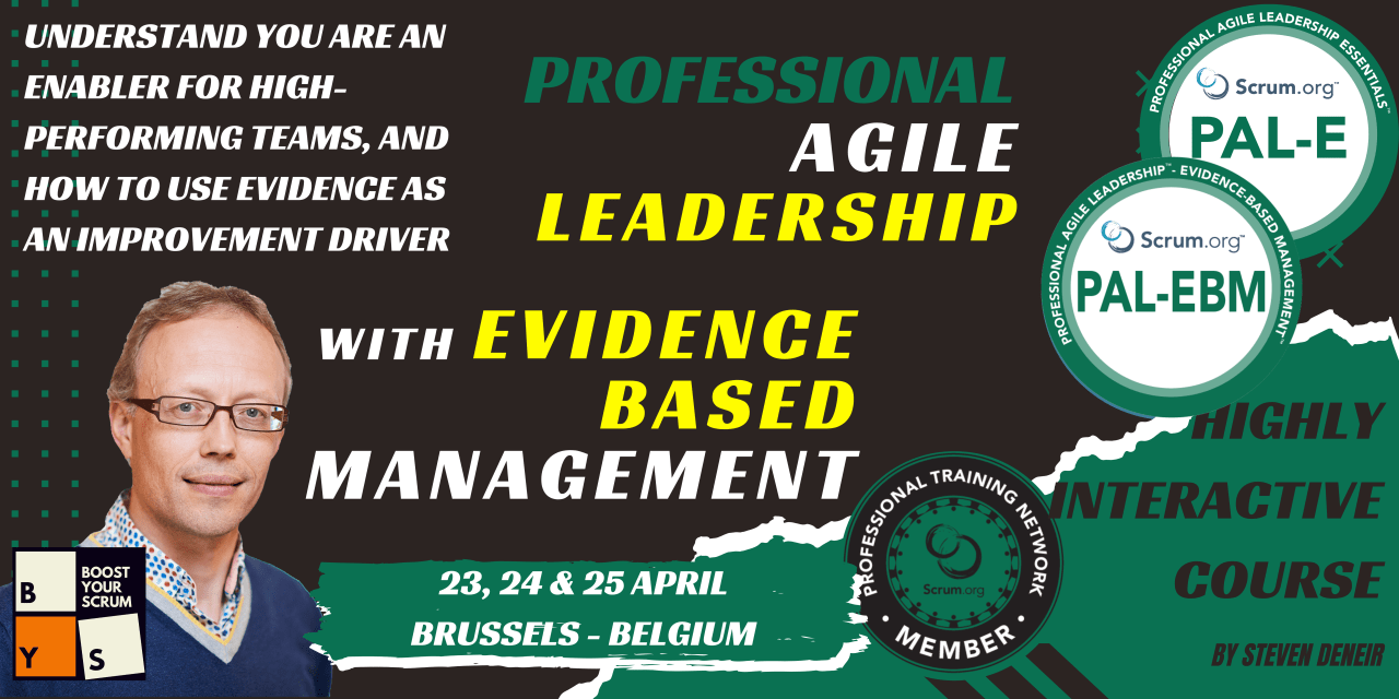 Professional Agile Leadership Essentials with Evidence Based Management