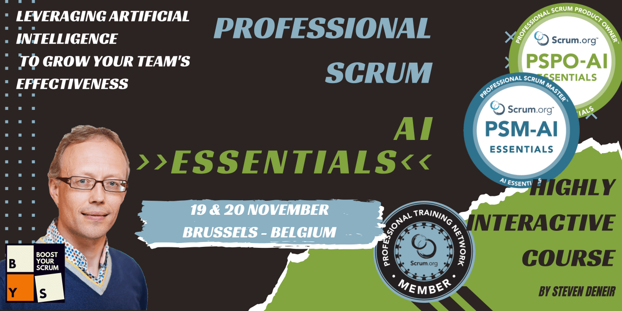 Professional Scrum Mastery and Product Ownership - AI Essentials
