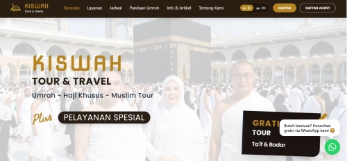 Kiswah Tour Website Project