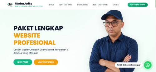 Rindra Aniko Web Developer Portfolio