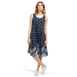 TOM TAILOR Kleid »gemustertes Kleid mit Bindeband«