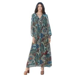 Amy Vermont Kleid aus bedruckter Webware