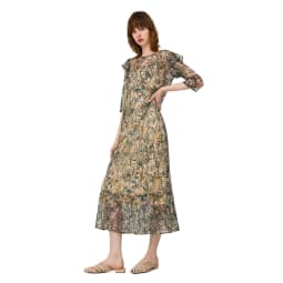 MANGO Blumenkleid aus Spitze