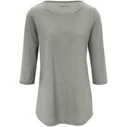 Long-Shirt 3/4-Arm Green Cotton grün