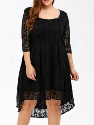 High Low Lace Dress