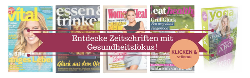 Wundercurves Gesundheitszeitschriften entdecken