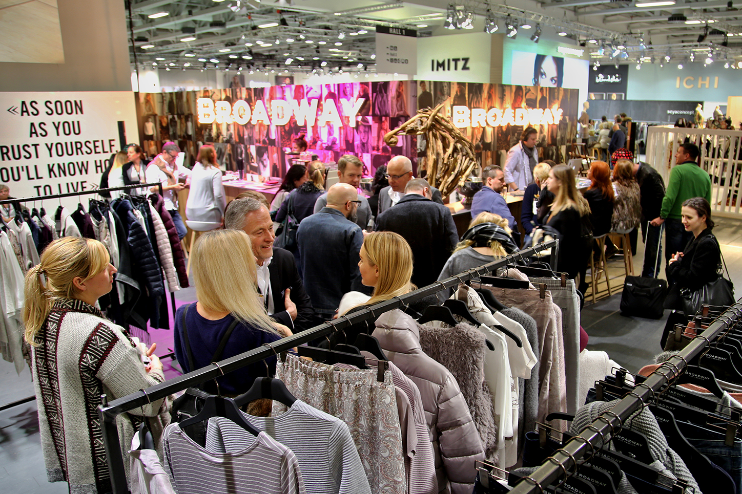 Hipstar Bereich auf der Mercedez Benz Fashion Week