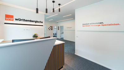 Innenansicht Empfang